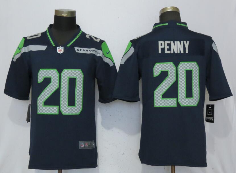 Men Seattle Seahawks #20 Penny Navy Blue 2017 Vapor Untouchable Limited Player Nike NFL Jerseys->denver broncos->NFL Jersey